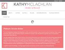 Tablet Screenshot of kathymclachlan.com